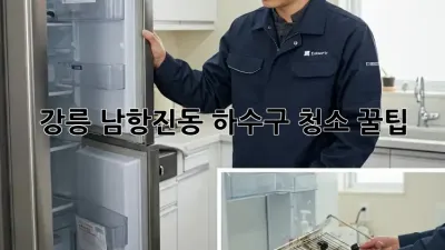 강릉 남항진동 하수구 청소 꿀팁 🧽✨