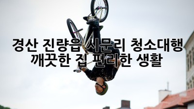 경산 진량읍 시문리 청소대행: 깨끗한 집, 편리한 생활